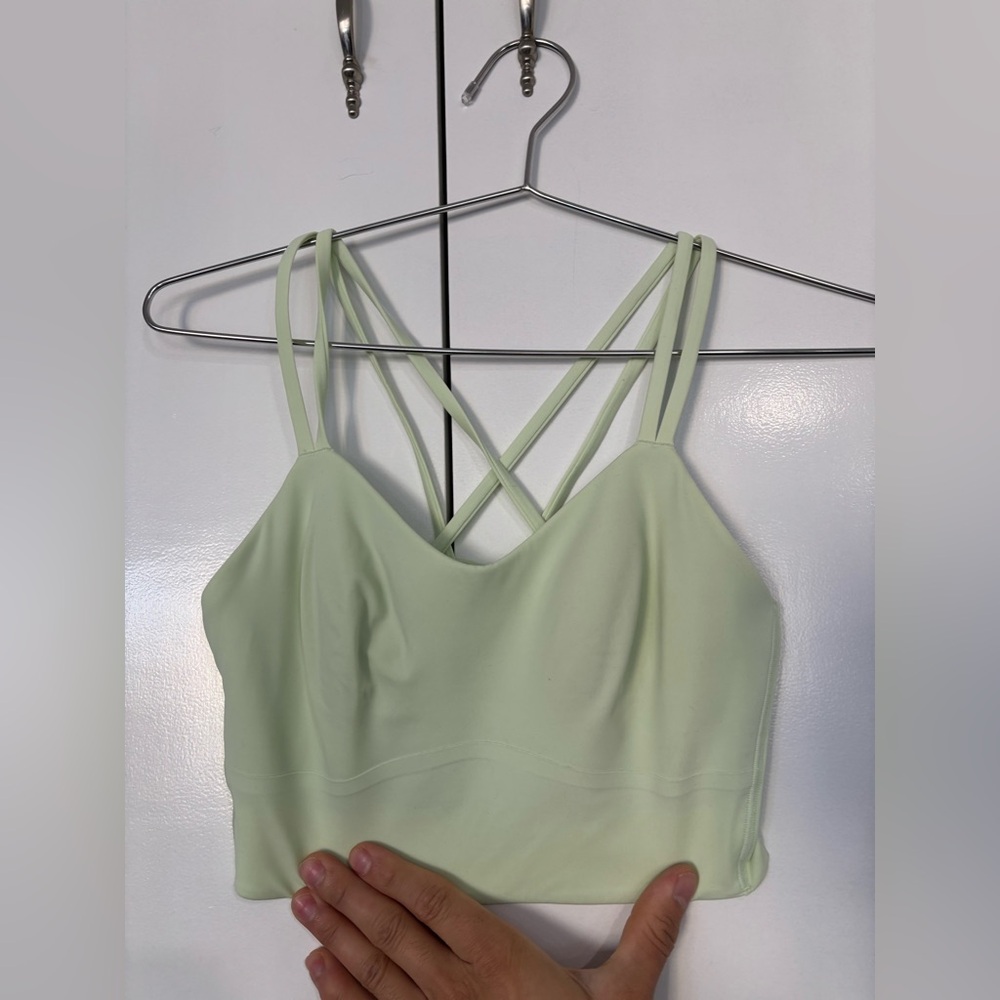 lululemon athletica Light Green Sports Bra